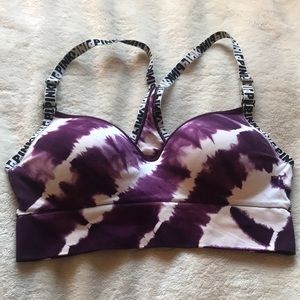 Victoria’s Secret PINK Racer-Back Lined Sports Bra